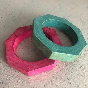 Pink & Green Bangles